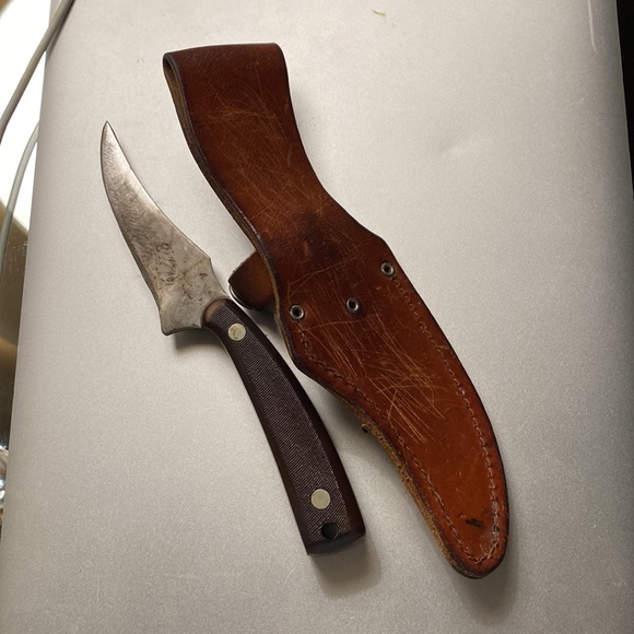 1970’s Old Timer Schrade Vintage Knife Fixed Blade Full Tang original collectors - Picture 6 of 6